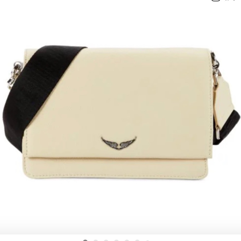 Zadig & Voltaire Women's Lolita Wings Grained Leather Crossbody Bag